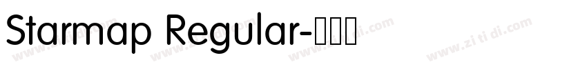 Starmap Regular字体转换
